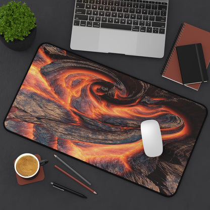 Lava Flow Desk Mat — The desk is lava Gaming Mousepad