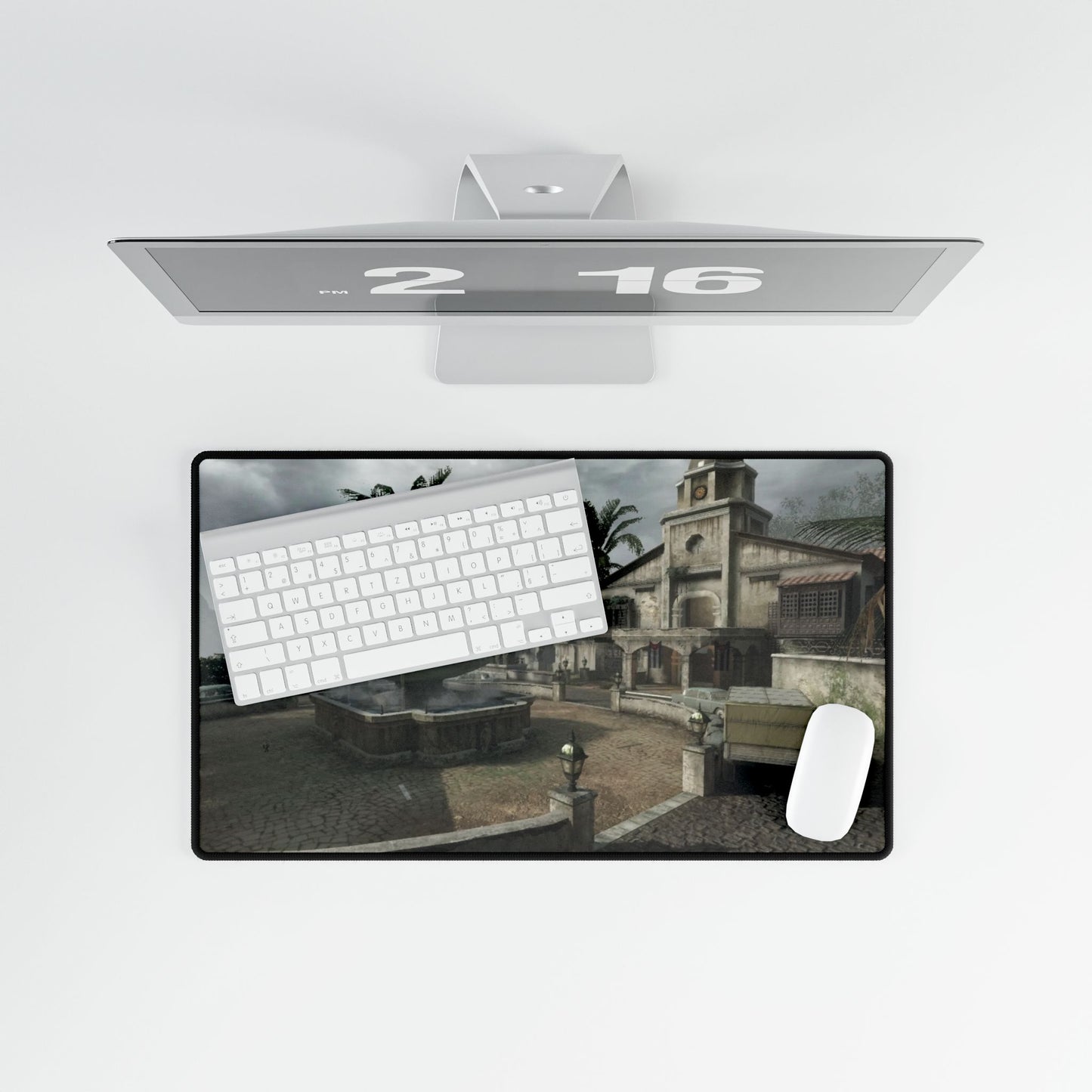 Call of Duty Gaming-Themed Desk Mat with map "VILLA"  Scenic Landscape