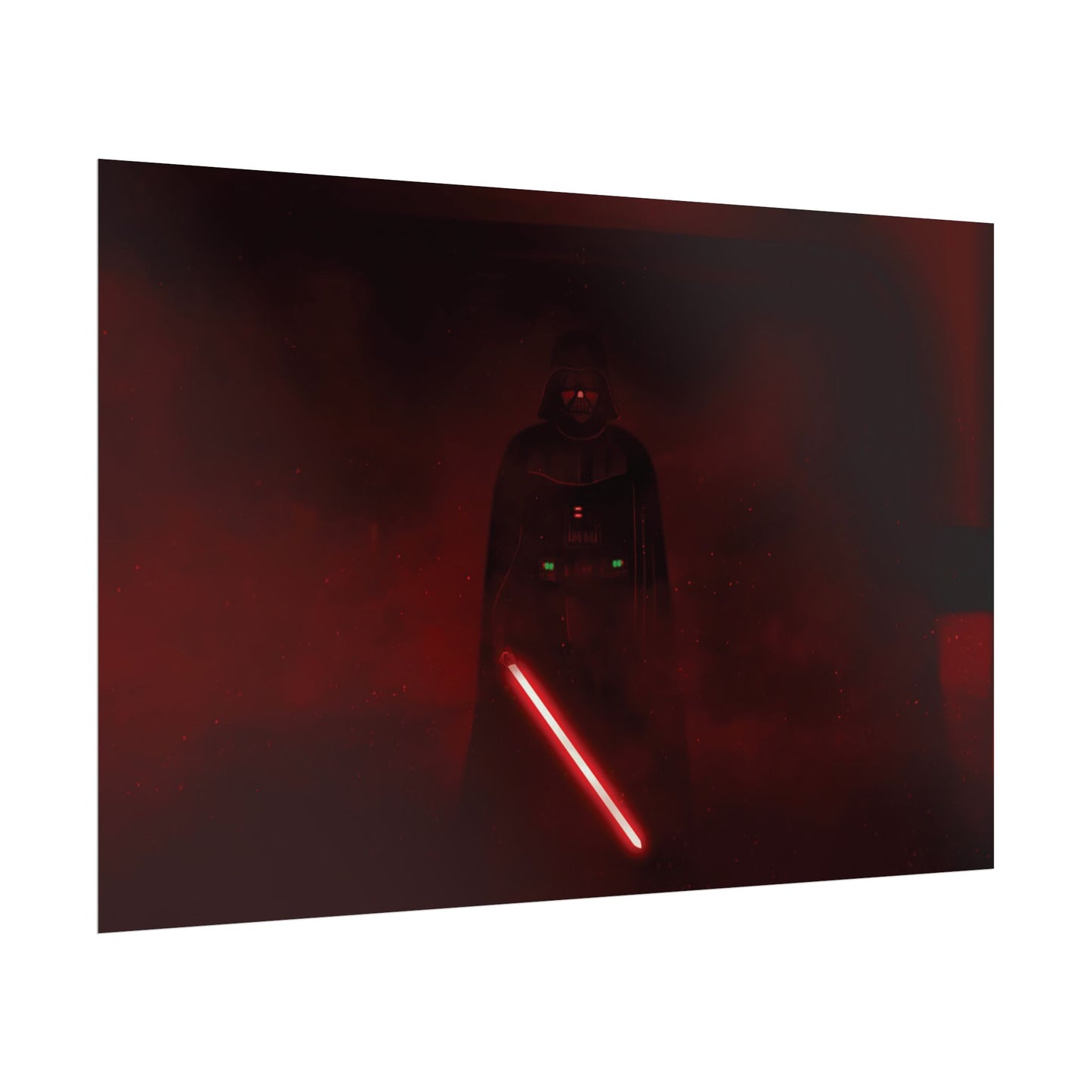 Dark Sith Knight Rolled Poster – Red Star wars themed