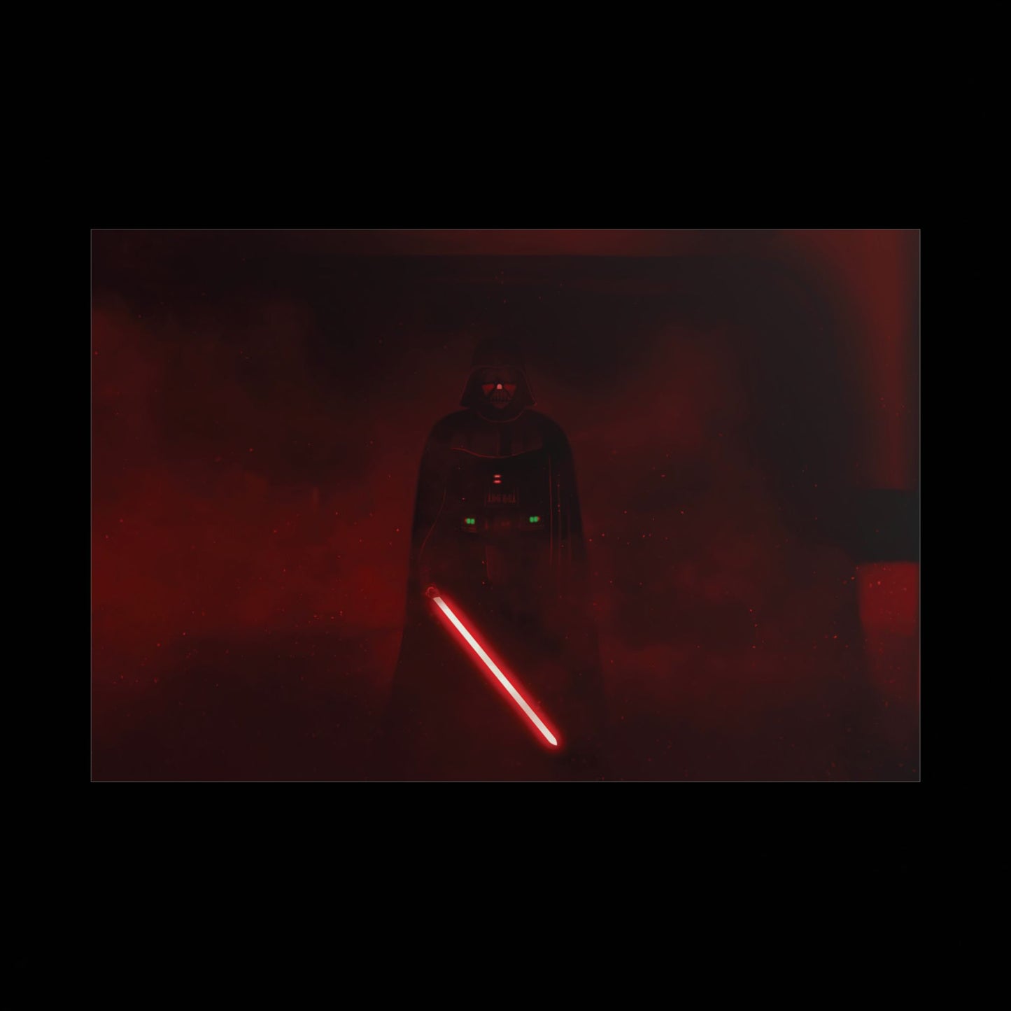 Dark Sith Knight Rolled Poster – Red Star wars themed