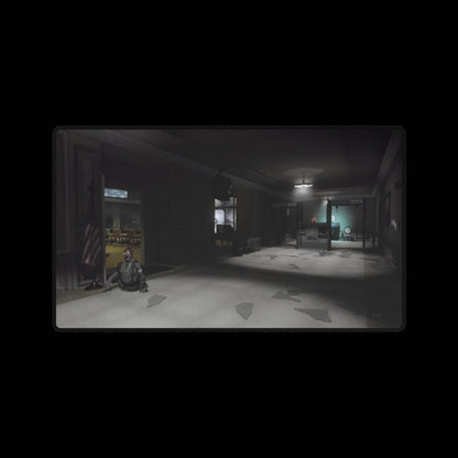 Call of Duty Zomies themed mouse pad zombies map "FIVE" Dark Corridor Desk Mat — Moody Gaming/Workstation Mousepad