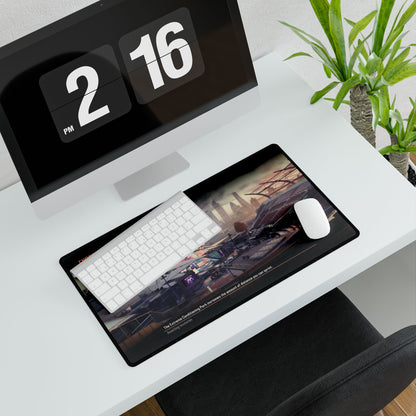 Custom  Call of Duty mous pad DLC map "encore" Gaming Desk Mat with Futuristic City Design