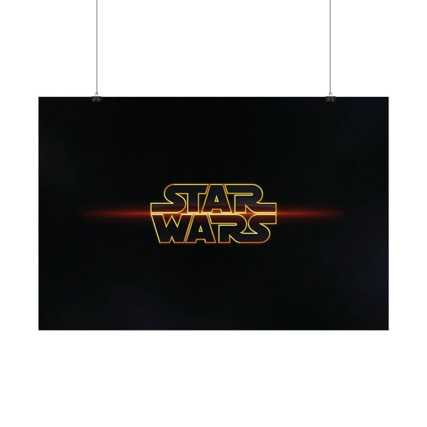 Star Wars Logo Rolled Poster — medium/large