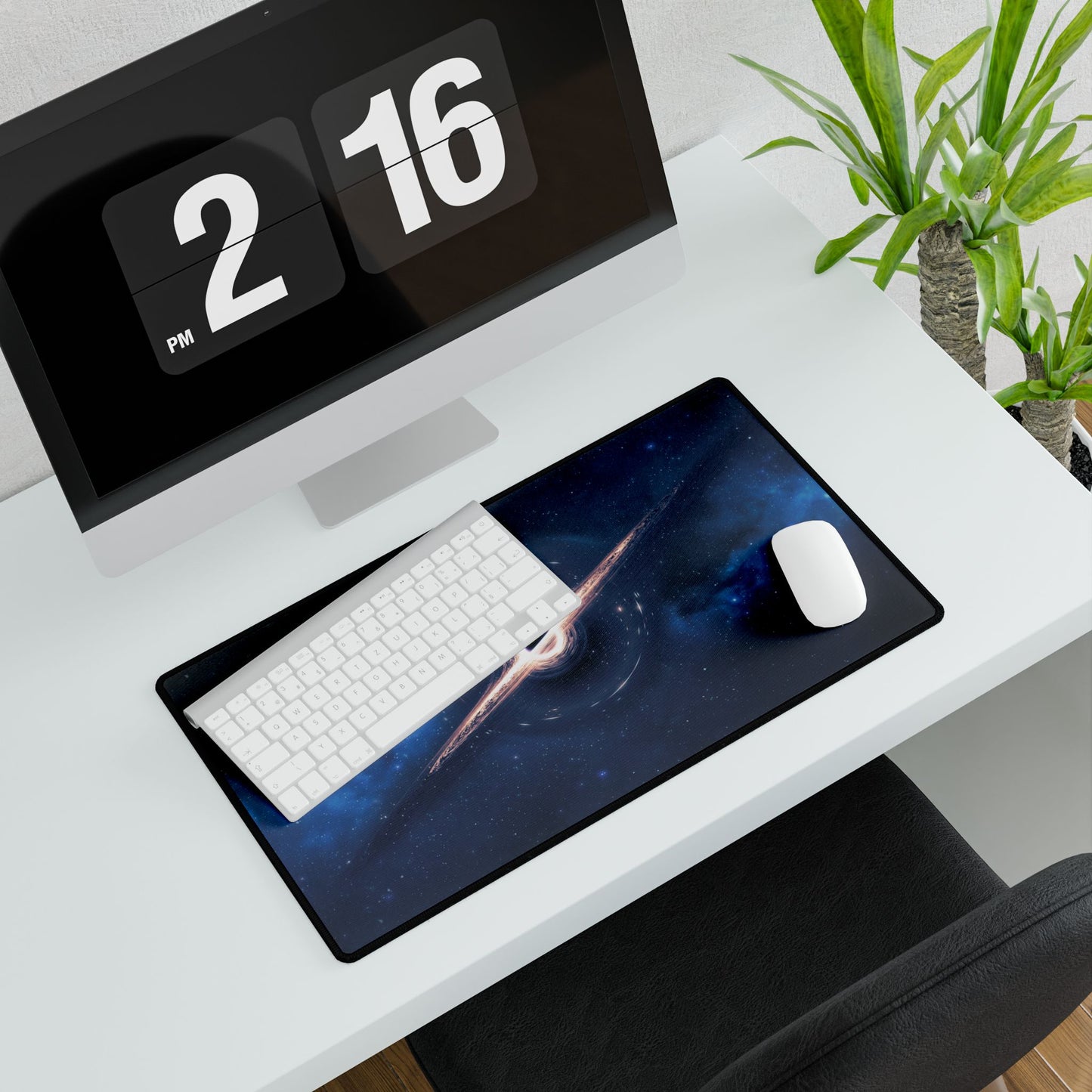 Galaxy Black Hole Desk Mat