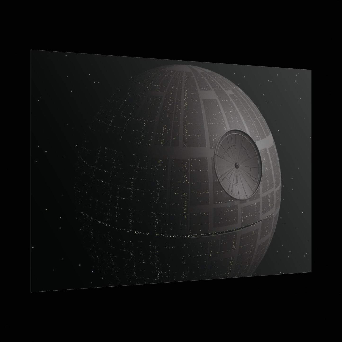 Death Star Space Poster — StarWars Movie Wall Art (Rolled Poster)