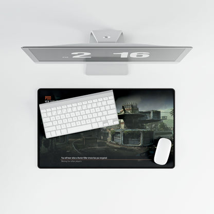 Call of Duty Gaming Desk Mat custom DLC mouse pad featuring "POD" from black ops 2 - Futuristic Landscape Design