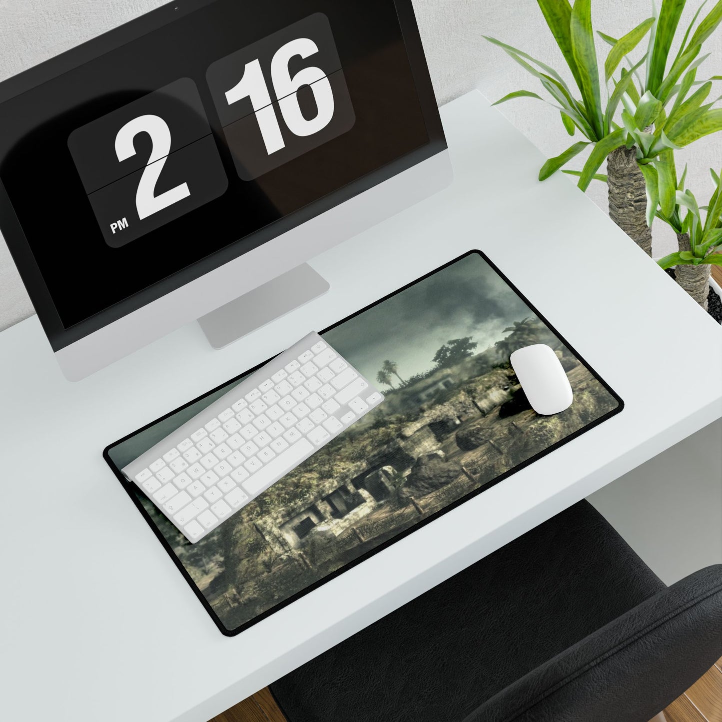 Custom Call of Duty Gaming Mouse Pad multiplayer map "CLIFFSIDE" War Themed mouse pad - perfect for gamers and office workers