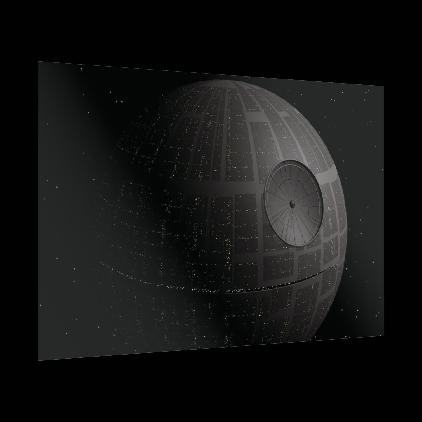Death Star Space Poster — StarWars Movie Wall Art (Rolled Poster)