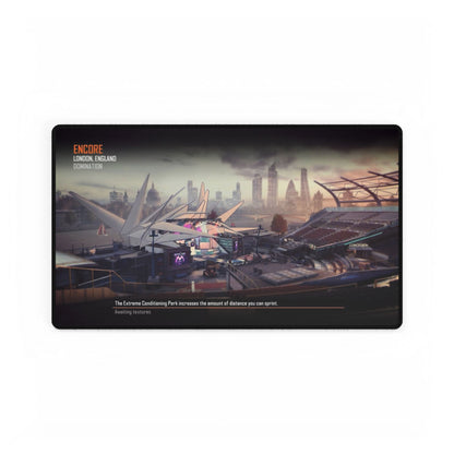 Custom  Call of Duty mous pad DLC map "encore" Gaming Desk Mat with Futuristic City Design