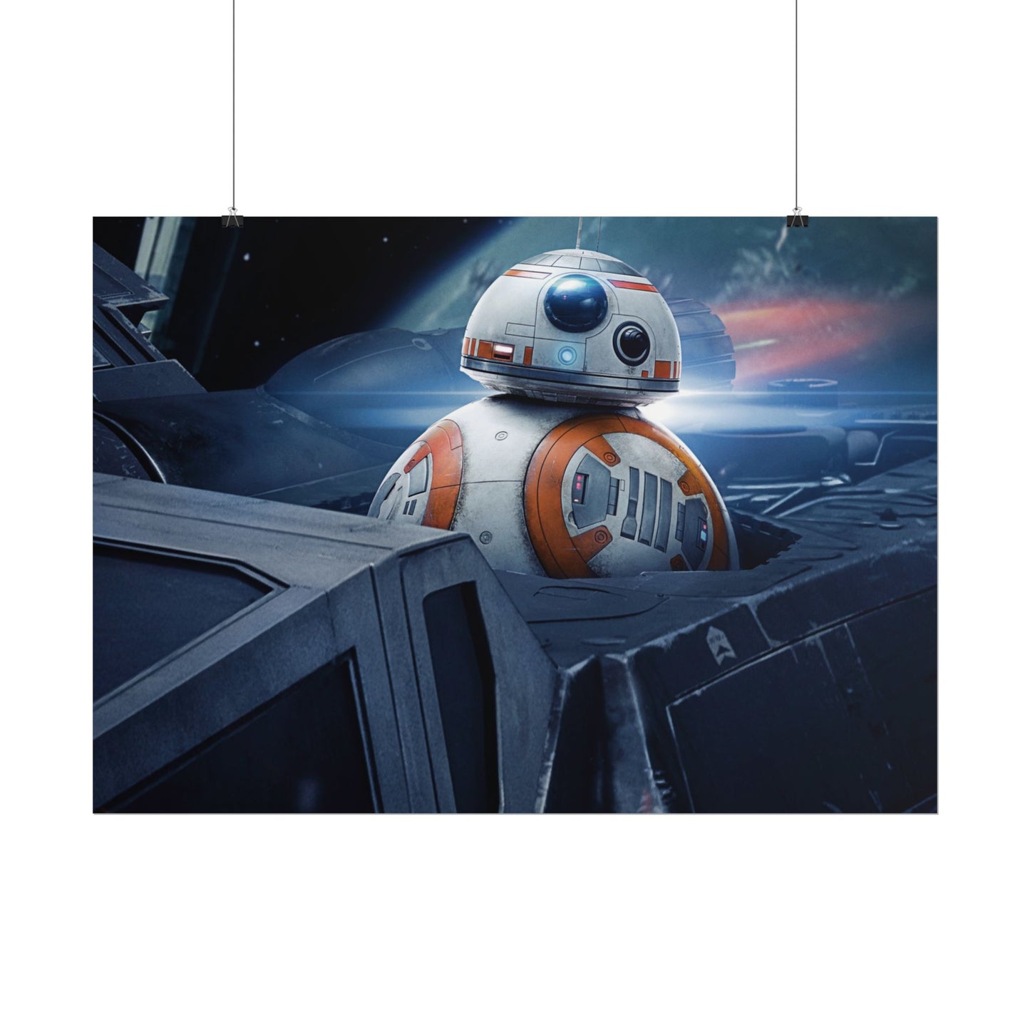 BB-8 Space Poster — StarWars themed wall poster medium/large