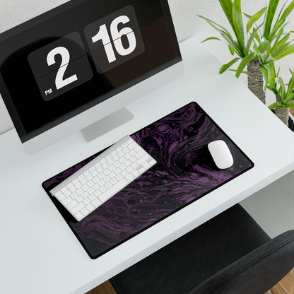 Purple Marble Desk Mat — Large Gaming desk mat