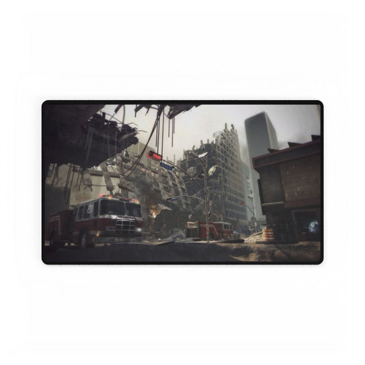 Call of Duty Themed Gaming desk mat map-"AFTERMATH"- Unique Office Decor for Creative Spaces
