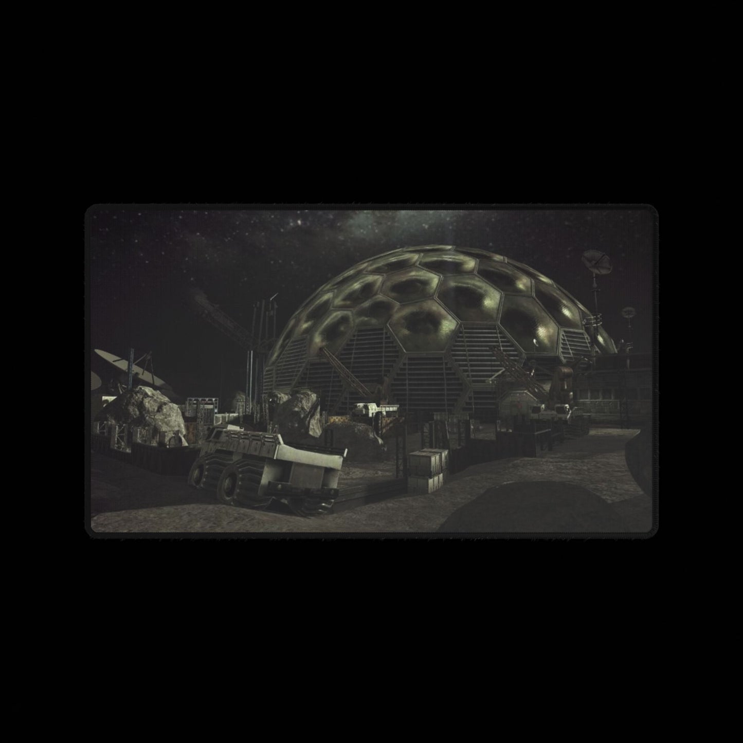 Custom made Call of Duty black ops 1 mouse pad "MOON"— Retro Space Dome Gaming & Office Mouse Pad
