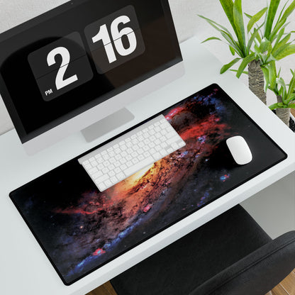 Galaxy swirl Desk Mat — Large Space-Themed Mousepad