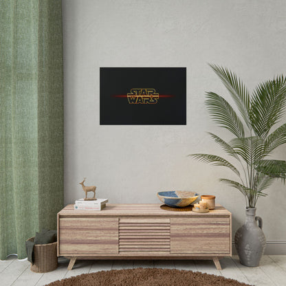 Star Wars Logo Rolled Poster — medium/large