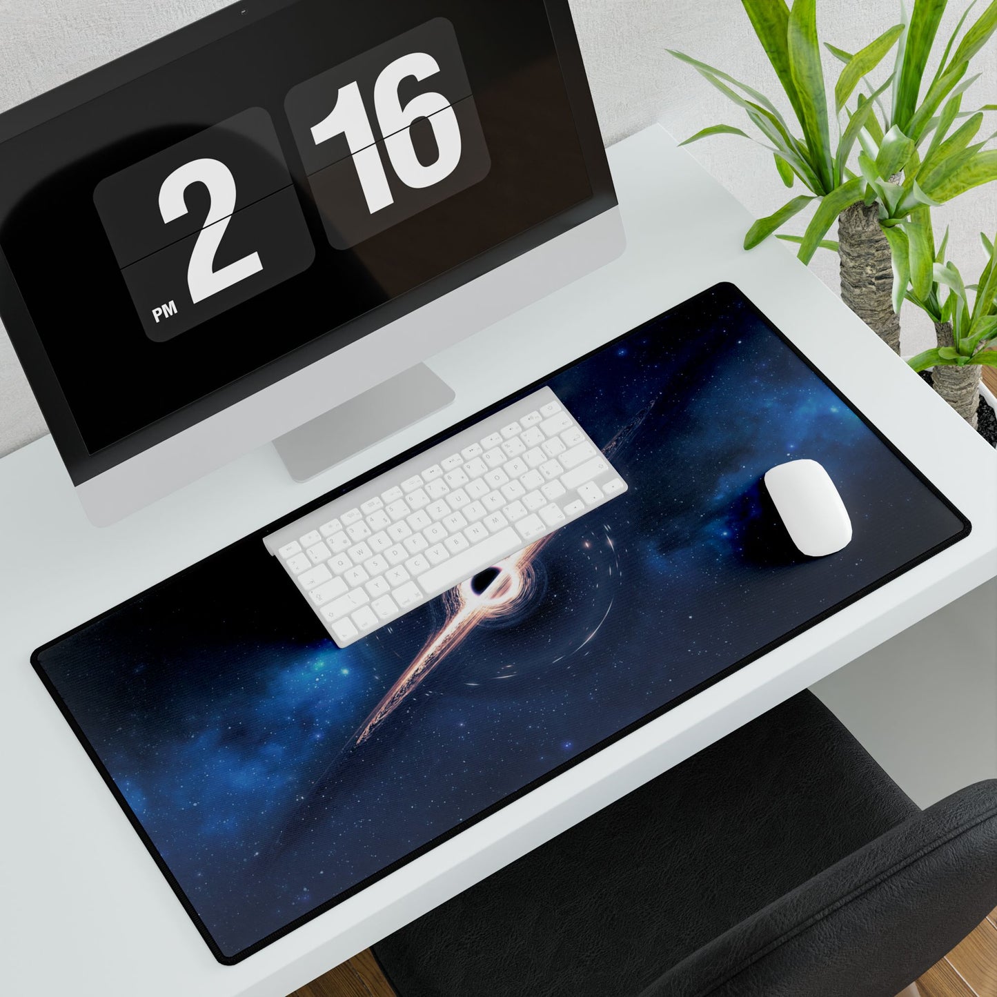 Galaxy Black Hole Desk Mat