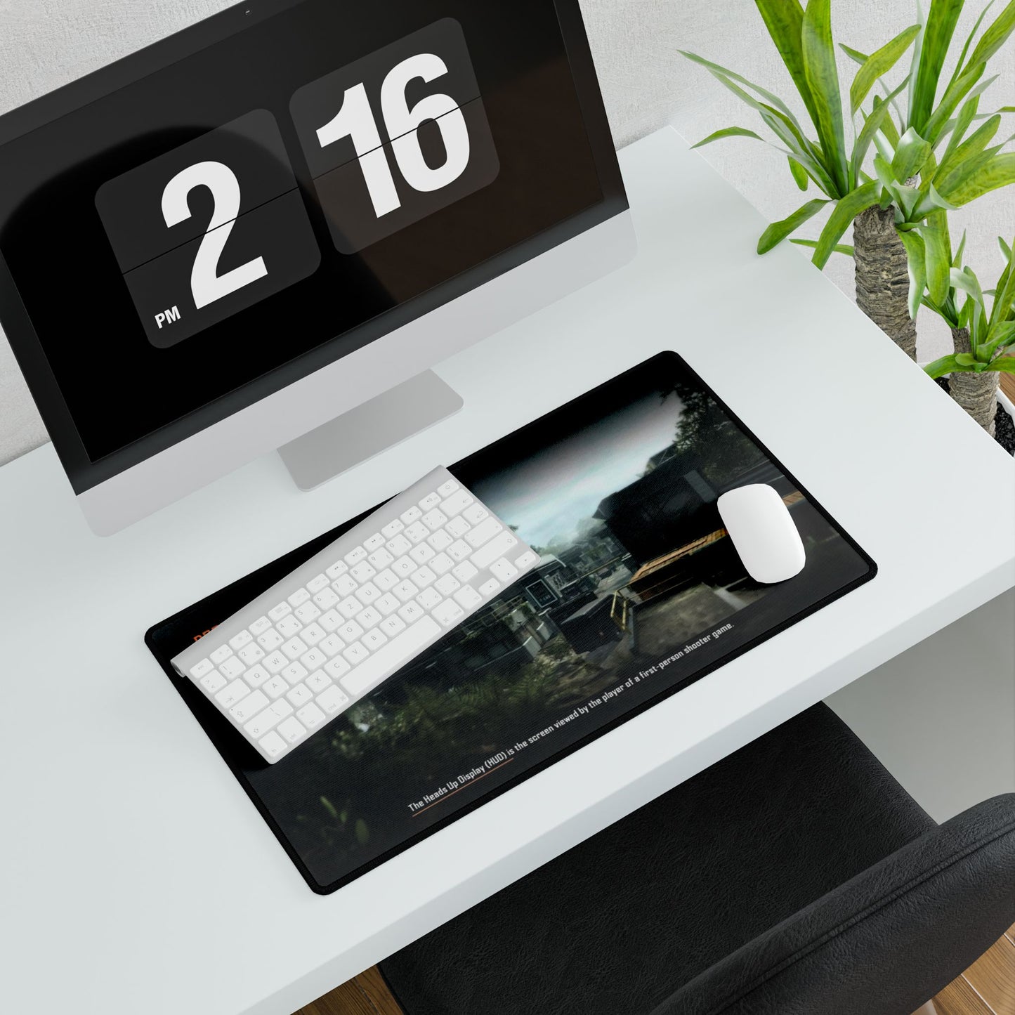 Call of Duty themed gaming desk Mat map "DRONE" with Scenic Design - Perfect for Gamers & Home Offices