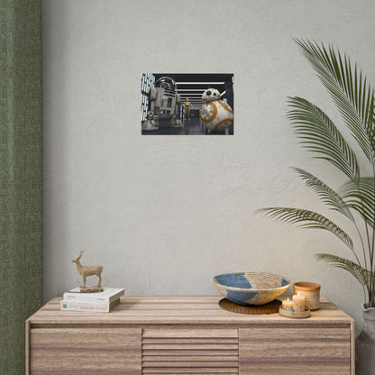 Star Droid Poster — R2-D2, BB-8 & C-3PO Star Wars Wall Art (Rolled Poster)
