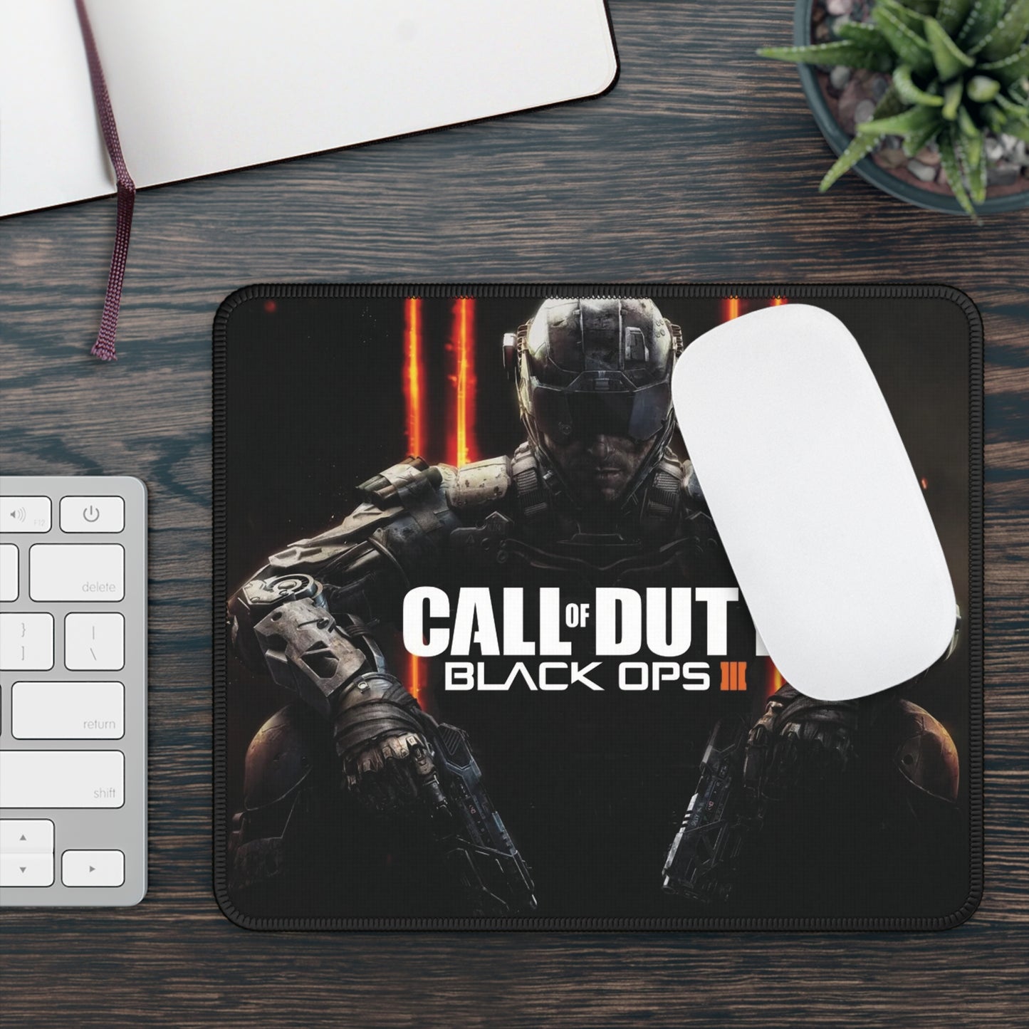Call of Duty: Black Ops III Gaming Mouse Pad — Tactical Shooter Desk Mat for gamers and office workers