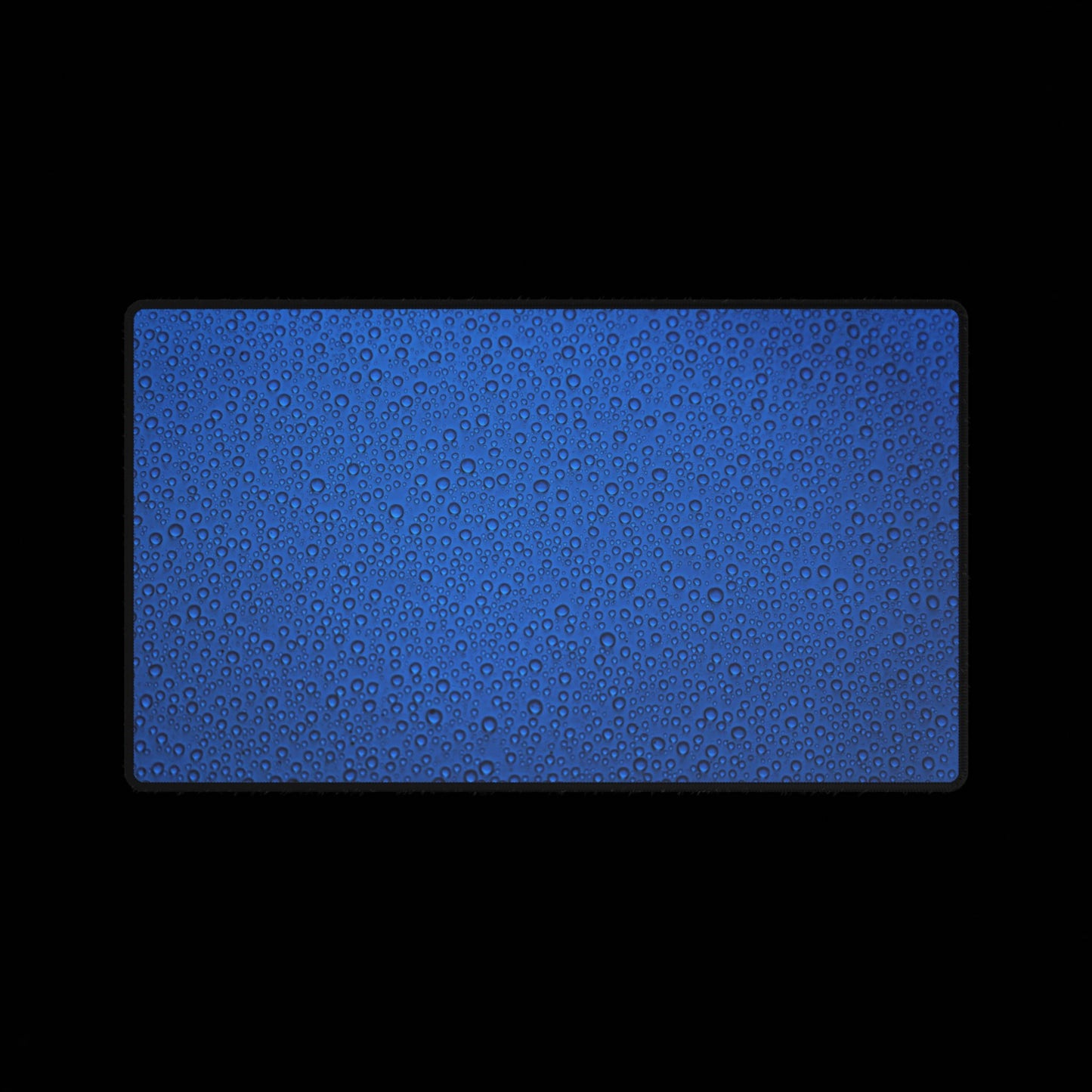 Blue Water Droplet Desk Mat — Large Gaming/Office Mouse Pad