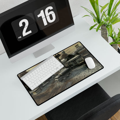Call of Duty Inspired Landscape Desk Mat DLC map "STOCKPILE" for Home Office
