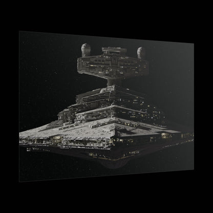 Imperial Star Destroyer Space Poster — StarWars Movie Wall Art (Rolled Poster)