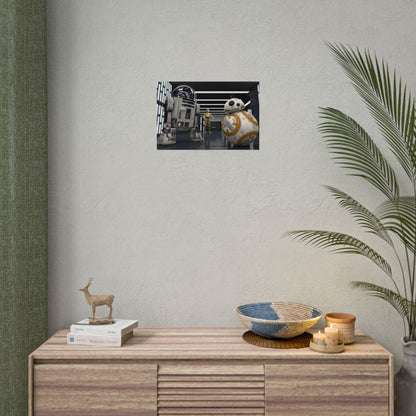 Star Droid Poster — R2-D2, BB-8 & C-3PO Star Wars Wall Art (Rolled Poster)