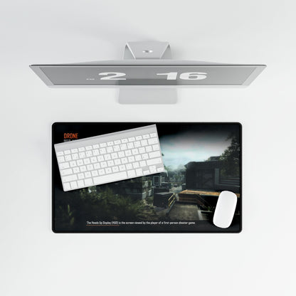 Call of Duty themed gaming desk Mat map "DRONE" with Scenic Design - Perfect for Gamers & Home Offices