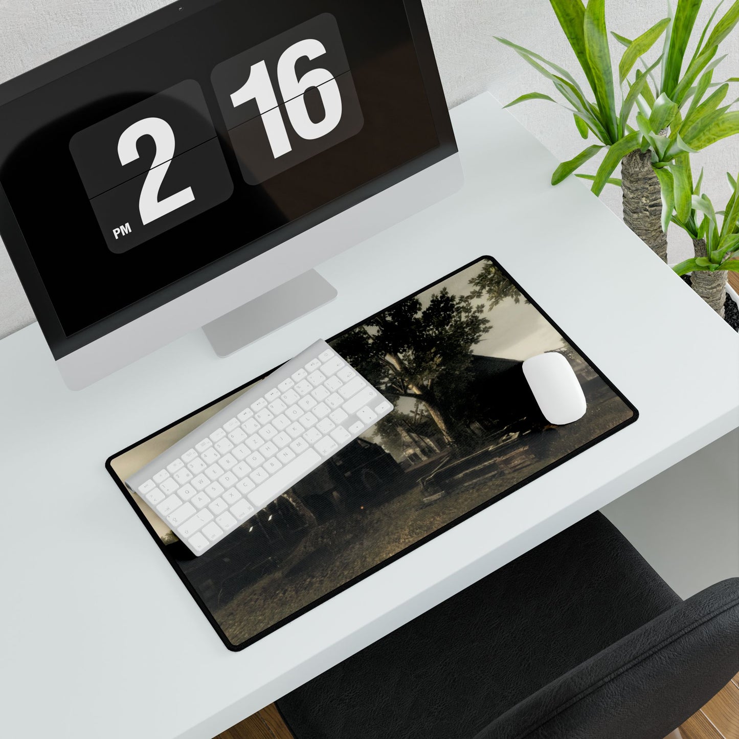 Custom Gaming Desk Mat Call of Duty World at War multiplayer map "OUTSKIRTS" — War Landscape Gaming Mouse Pad