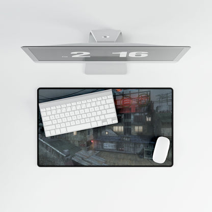 Call of Duty inspired Mouse pad DLC map "KOWLOON" Urban Nightscape Desk Mat - Stylish Gaming and Office Mat