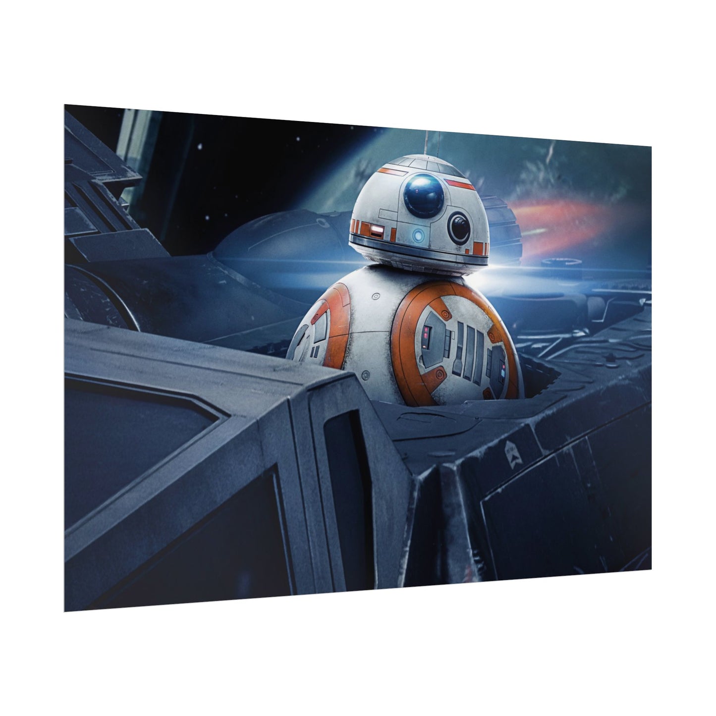 BB-8 Space Poster — StarWars themed wall poster medium/large