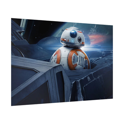 BB-8 Space Poster — StarWars themed wall poster medium/large