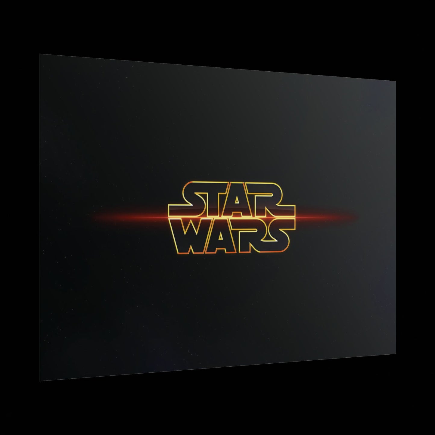 Star Wars Logo Rolled Poster — medium/large
