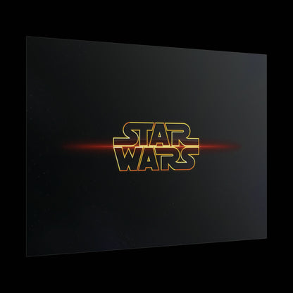 Star Wars Logo Rolled Poster — medium/large