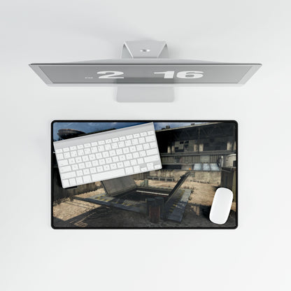 Custom made Call of Duty black ops 1 Desk Mat map "RADIATION"  — Rustic Military Gaming Mouse Pad