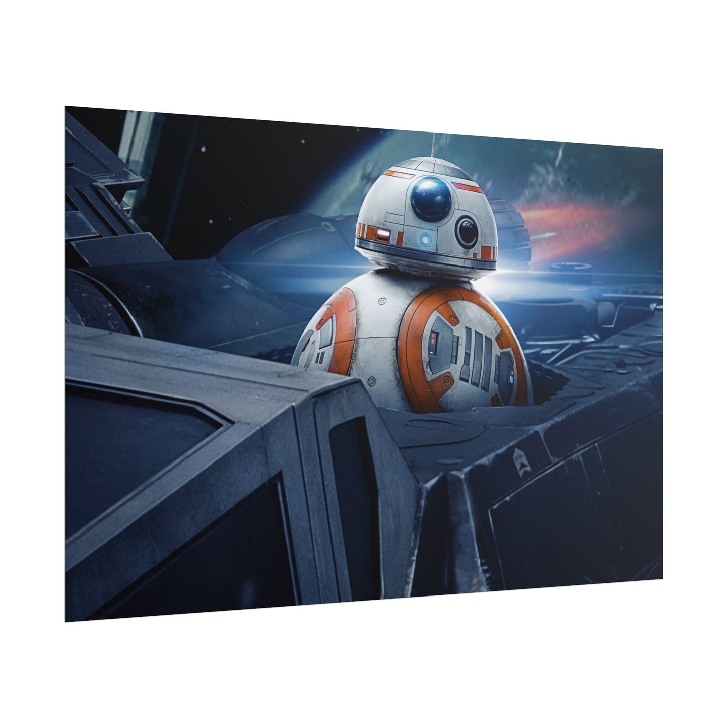 BB-8 Space Poster — StarWars themed wall poster medium/large