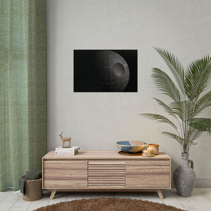 Death Star Space Poster — StarWars Movie Wall Art (Rolled Poster)