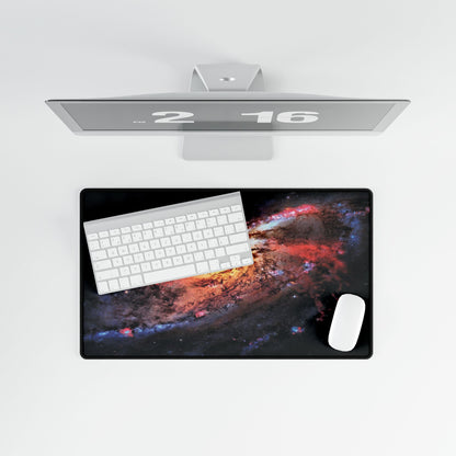 Galaxy swirl Desk Mat — Large Space-Themed Mousepad