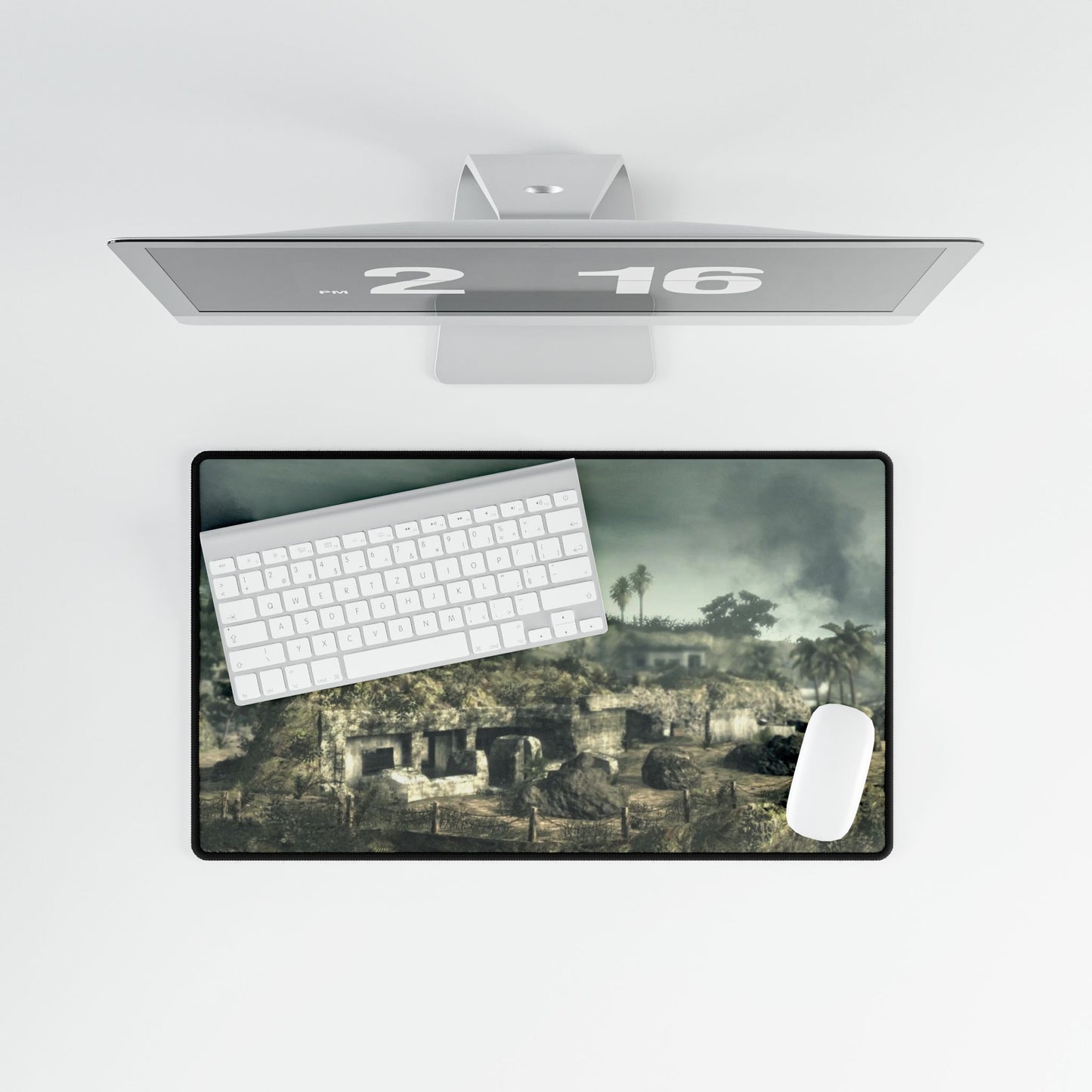 Custom Call of Duty Gaming Mouse Pad multiplayer map "CLIFFSIDE" War Themed mouse pad - perfect for gamers and office workers