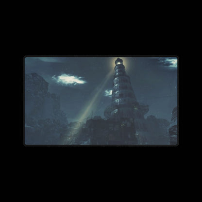 Call of Duty black ops 1 zombies mouse pad "CALL OF THE DEAD" Lighthouse Ruins Desk Mat — Atmospheric Dark Fantasy Gaming Mousepad