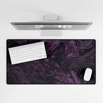 Purple Marble Desk Mat — Large Gaming desk mat
