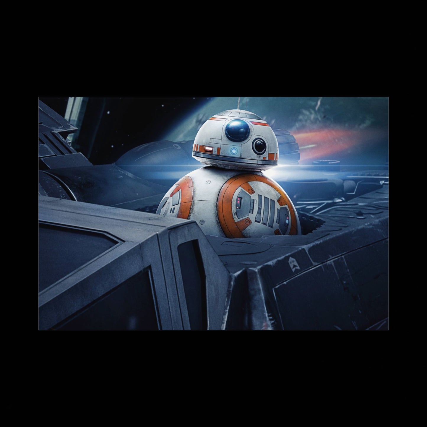 BB-8 Space Poster — StarWars themed wall poster medium/large