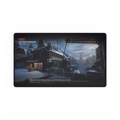 Call of Duty themed mouse pads DLC map "FROST" Desk Mat
