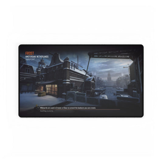 Call of Duty themed mouse pads DLC map "FROST" Desk Mat