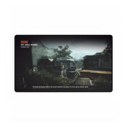Call of Duty themed gaming desk Mat map "DRONE" with Scenic Design - Perfect for Gamers & Home Offices