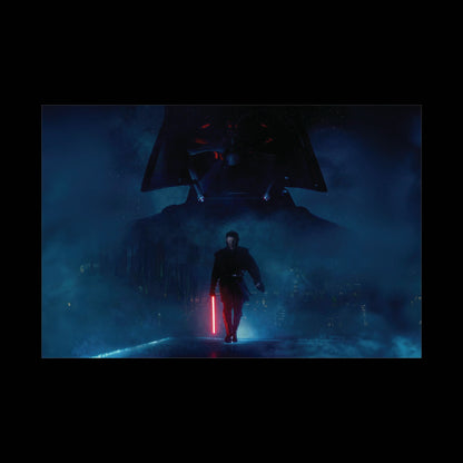 Anakin skywalker/Darth Vader cinematic Starwars (Rolled Poster)