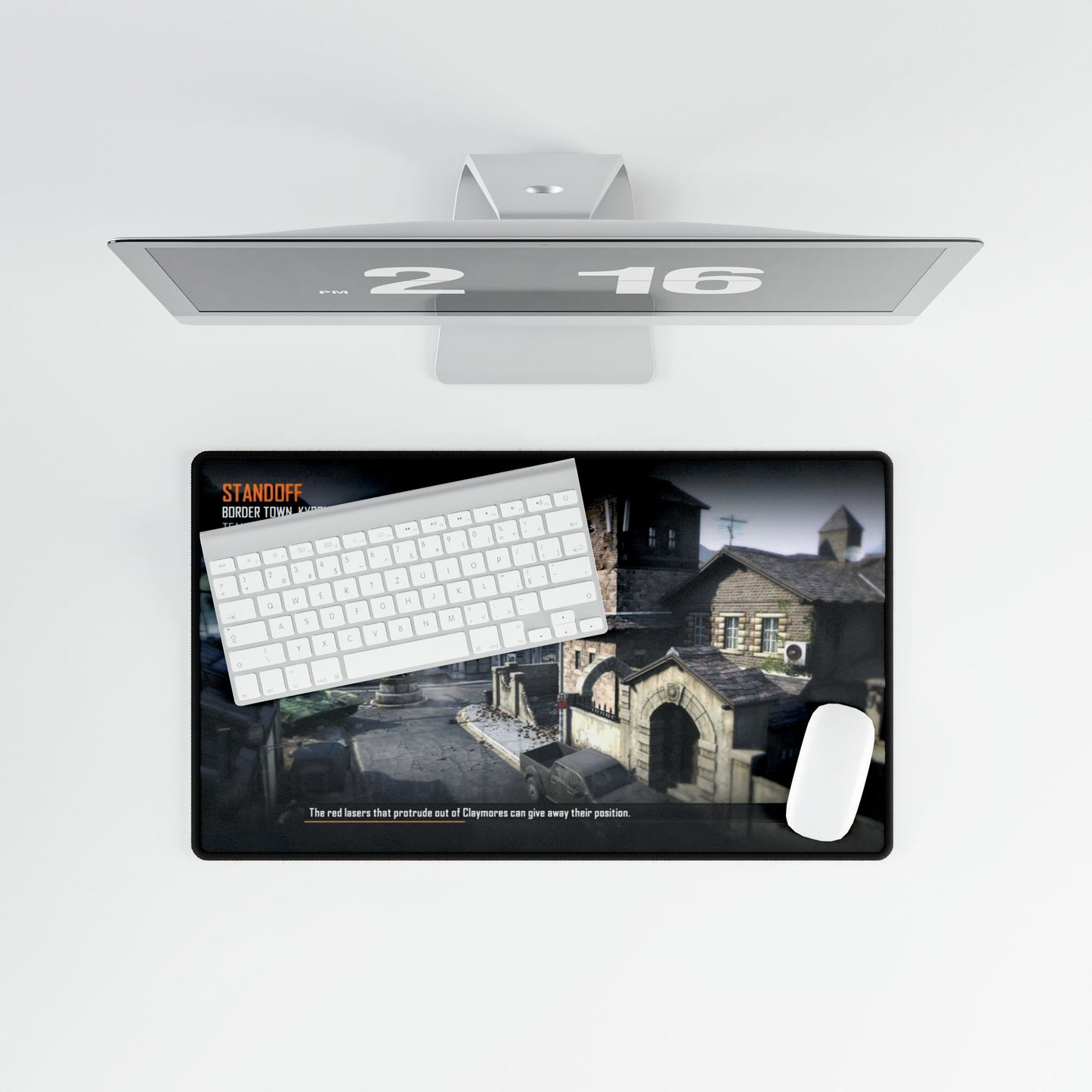 Call of Duty gaming Desk mat map-"STANDOFF"-Gaming Desk Mat - Perfect for Work & Play, Office Decor, Gamer Gift, Personalized Desk Accessories, Custom Mouse Pad