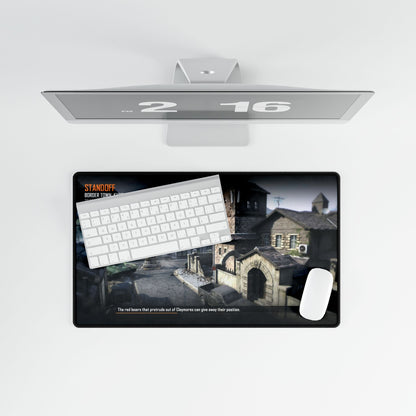 Call of Duty gaming Desk mat map-"STANDOFF"-Gaming Desk Mat - Perfect for Work & Play, Office Decor, Gamer Gift, Personalized Desk Accessories, Custom Mouse Pad