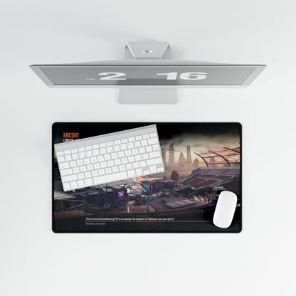 Custom  Call of Duty mous pad DLC map "encore" Gaming Desk Mat with Futuristic City Design