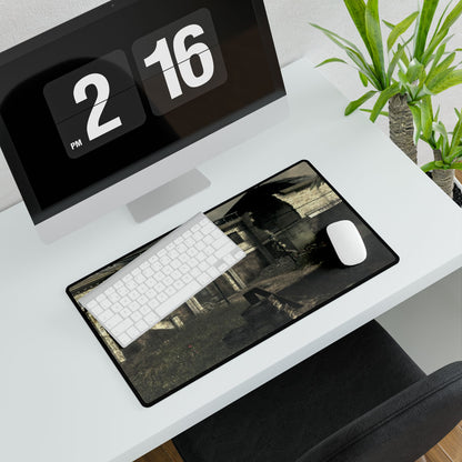 Call of Duty World at War multiplayer map "ASYLUM" Gaming Desk Mat — Retro Ruins Mouse Pad